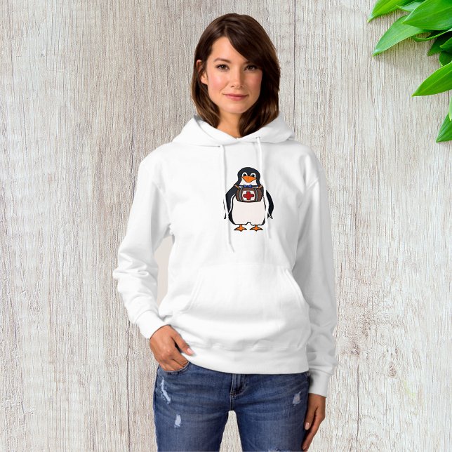 Sweat - shirt à capuche de St Bernard's Penguin (Créateur téléchargé)