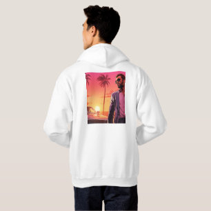 sweat - shirt à capuche de style gta