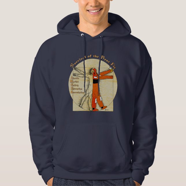 Sweat - shirt à capuche de survie d'AMSEA - (Devant)