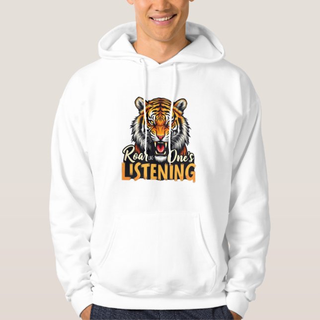 Sweat - shirt à capuche de t-shirt Tiger (Devant)