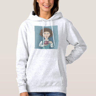 Sweat - shirt à capuche de thé à boire