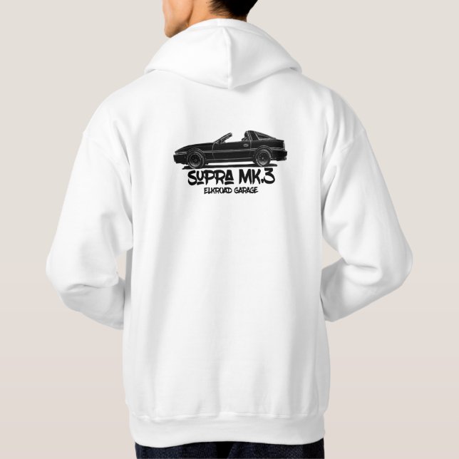 Sweat - shirt à capuche de Toyota Supra Mk3 Turbo (Dos)