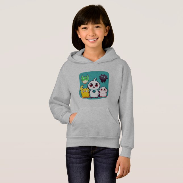 Sweat - shirt à capuche de transfert pour enfants (Devant entier)