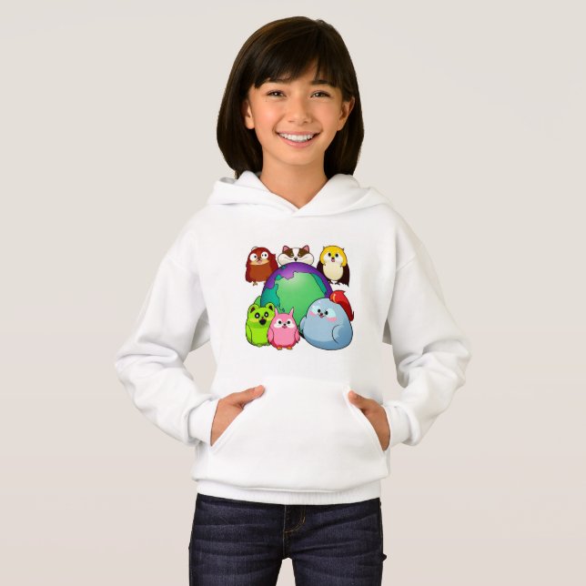 Sweat - shirt à capuche de transfert pour enfants (Devant entier)