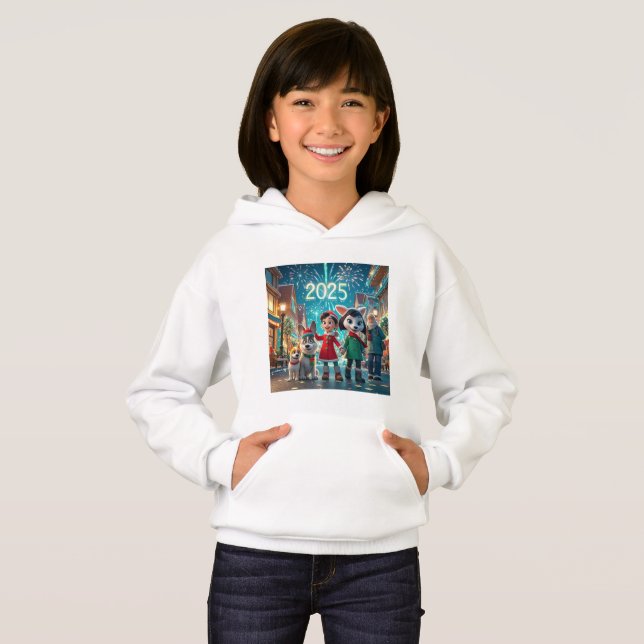 Sweat - shirt à capuche de transfert pour enfants (Devant entier)