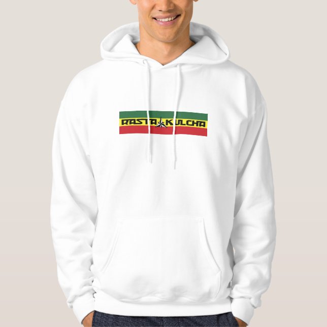Sweat - shirt à capuche de victoire de Rasta (Devant)