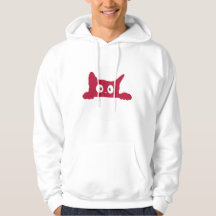 Sweat - shirt à capuche de visage de chat minimali
