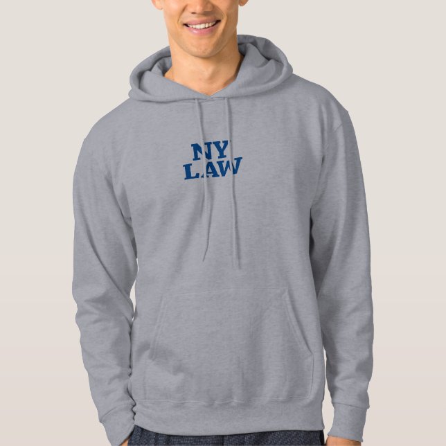 Sweat - shirt à capuche d'école de droit de New (Devant)