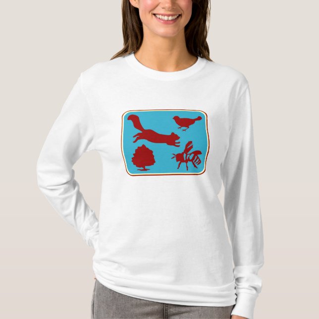 Sweat - shirt à capuche d'écureuil (Devant)