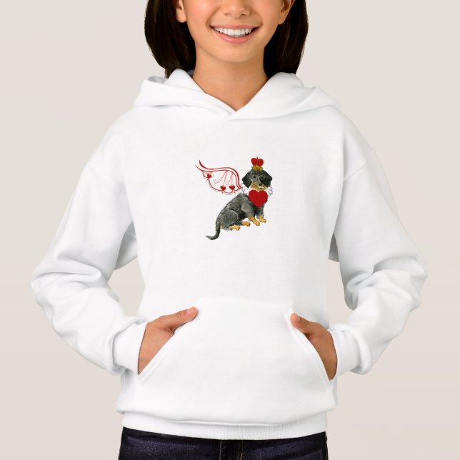 Sweat - shirt à capuche d'enfants de Valentine de (Devant)