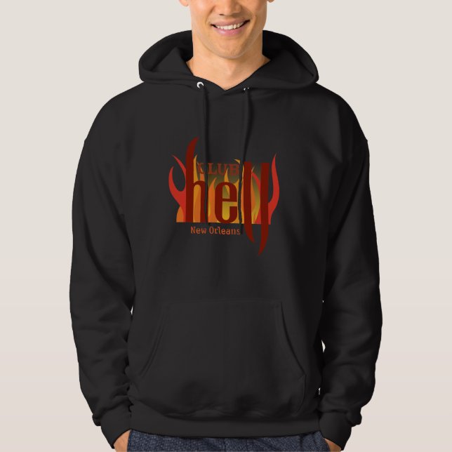 Sweat - shirt à capuche d'enfer de club (Devant)