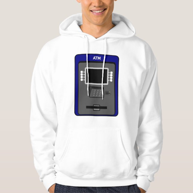 SWEAT - SHIRT À CAPUCHE des machines ATM (Devant)