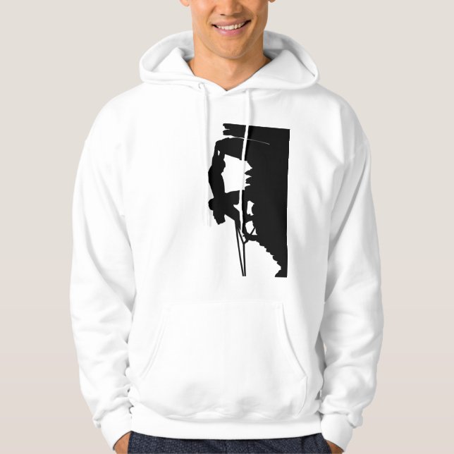 Sweat - shirt à capuche d'escalade de roche (Devant)