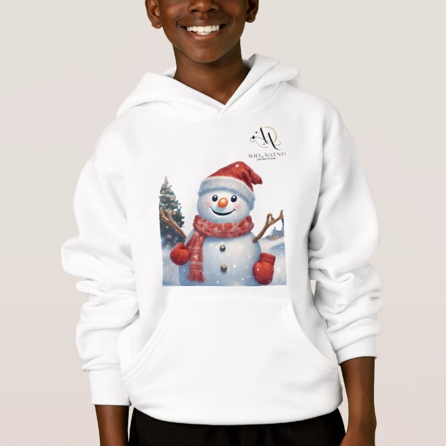 sweat - shirt à capuche d'hiver des SnowAce Boys - (Devant)