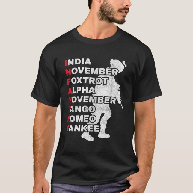 Sweat - shirt à capuche d'infanterie de l'armée Al (Devant)
