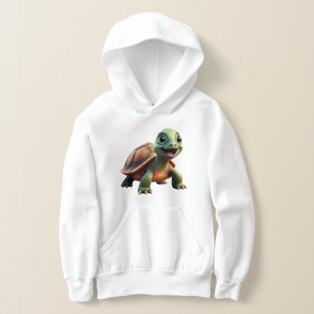 Sweat - shirt à capuche Dinosaure mignon du garçon (Poser)