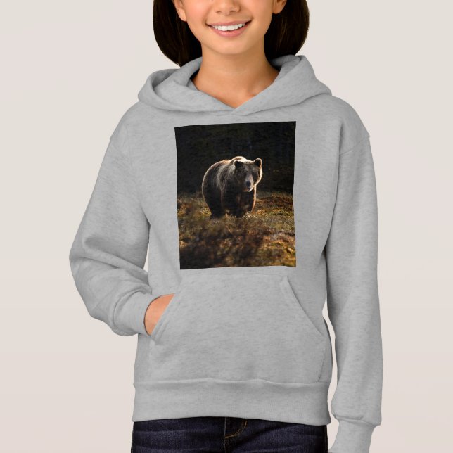 Sweat - shirt à capuche d'ours (Devant)