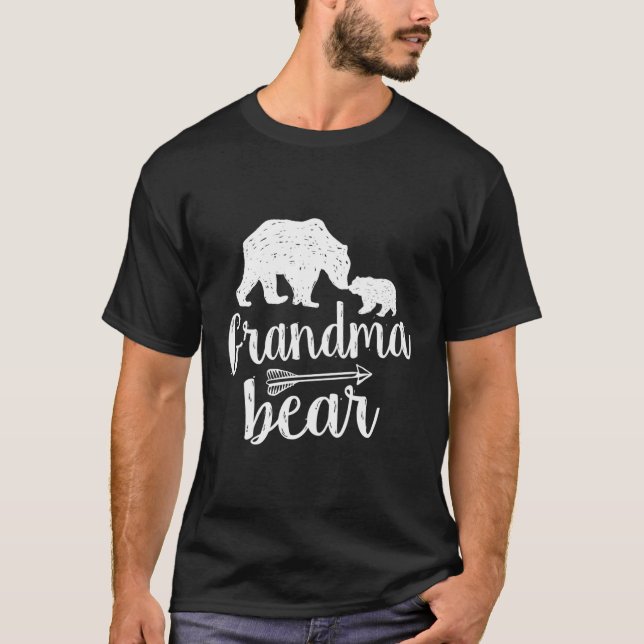 Sweat - shirt à capuche d'ours de grand-mère migno (Devant)