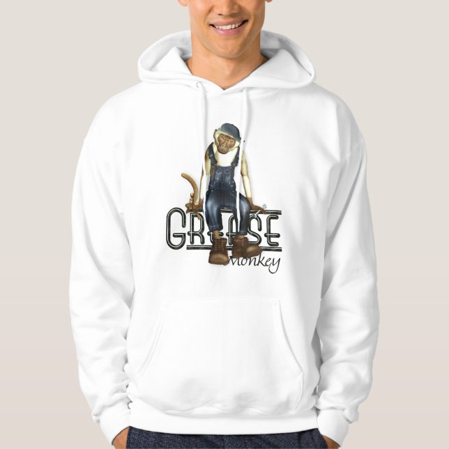 Sweat - shirt à capuche drôle de mécanique de (Devant)
