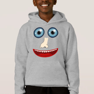 Sweat - shirt à capuche drôle de visage