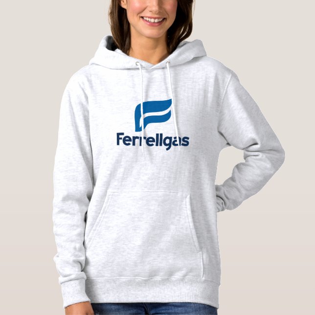 Sweat - shirt à capuche du logo féminin (Devant)
