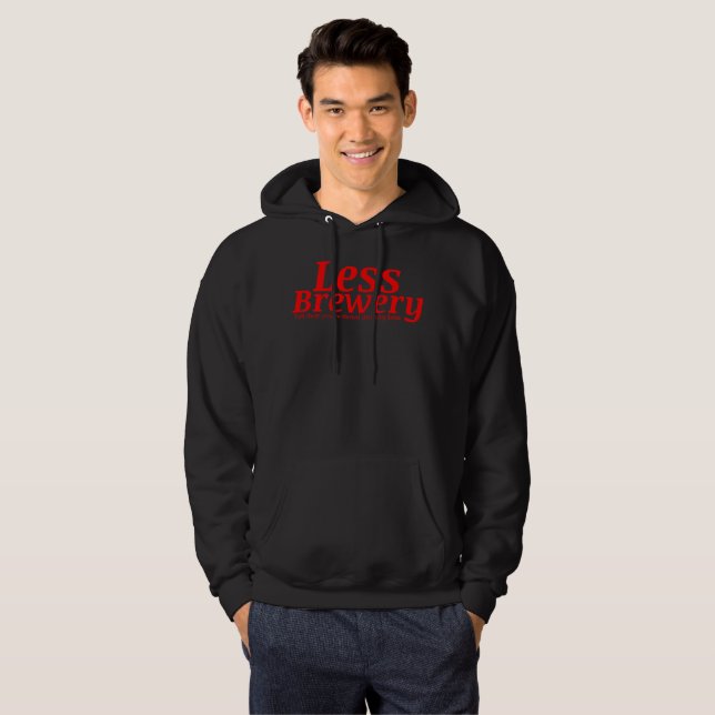 Sweat - shirt à capuche du logo inverse (Devant entier)