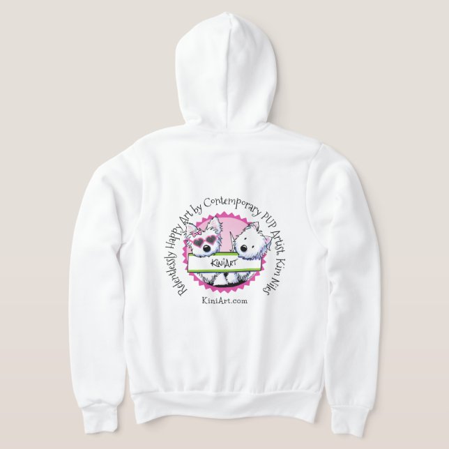 Sweat - shirt à capuche du logo KiniArt (Couchage Retour)