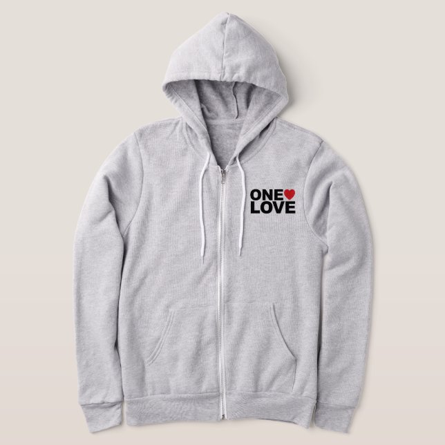 Sweat - shirt à capuche du logo OneLove (Poser)