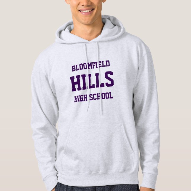 Sweat - shirt à capuche du lycée de Bloomfield Hil (Devant)