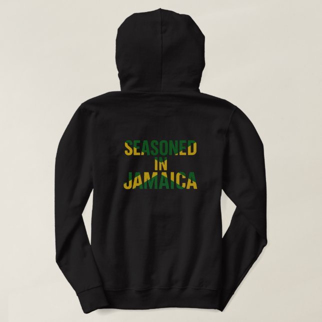 Sweat - shirt à capuche du patrimoine jamaïcain -  (Design dos)