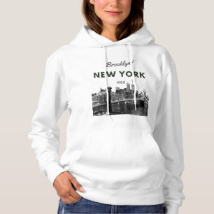 Sweat - shirt à capuche du pont New York Brooklyn