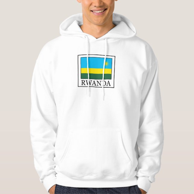 Sweat - shirt à capuche du Rwanda (Devant)