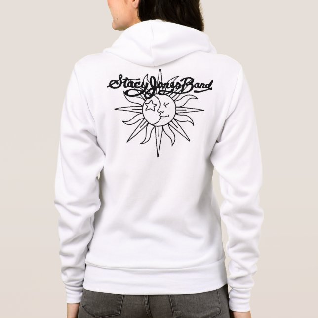 sweat - shirt à capuche du soleil/lune du logo W (Dos)