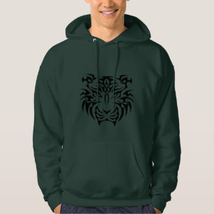 Sweat - shirt à capuche du tigre tribal