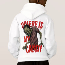 Sweat - shirt à capuche éffrayant d'Halloween - Fa