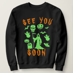 Sweat - shirt à capuche éffrayant Grim Reaper Sw