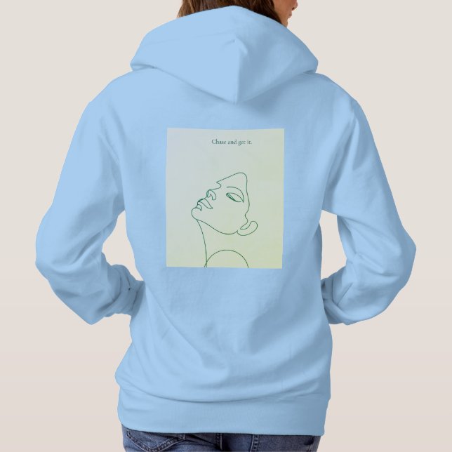 sweat - shirt à capuche élégante (Dos)