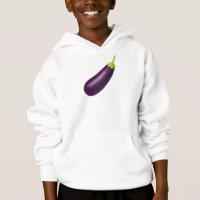 Sweat - shirt à capuche Emoji Eggplant