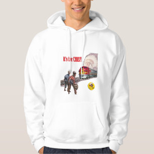 Sweat - shirt à capuche en chef superbe de train