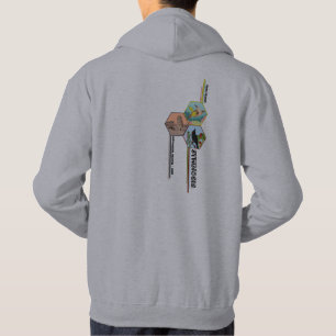 Sweat - shirt à capuche en forme d'homme avec logo