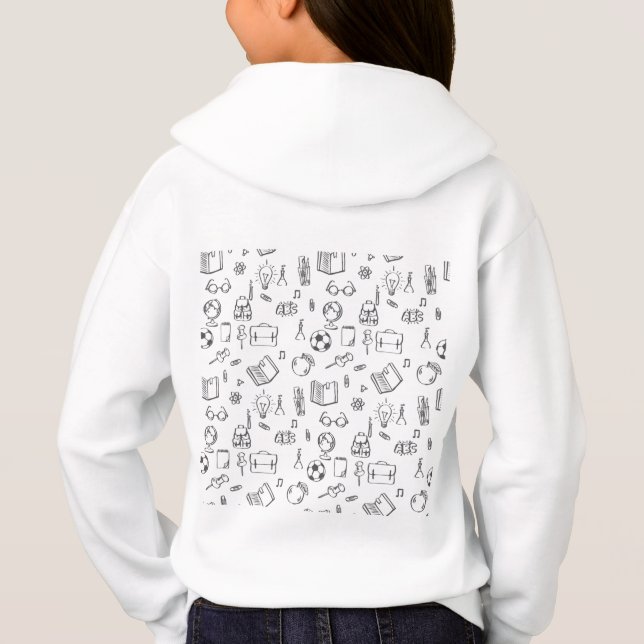 sweat - shirt à capuche enfant (Dos)