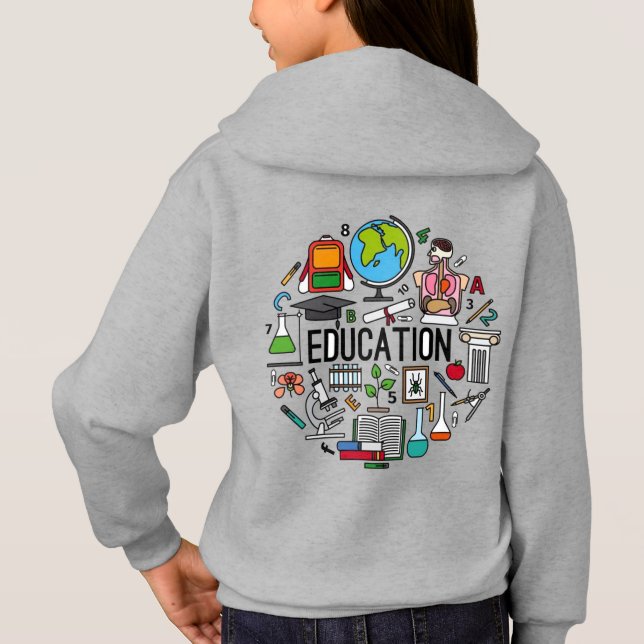 sweat - shirt à capuche enfant (Dos)