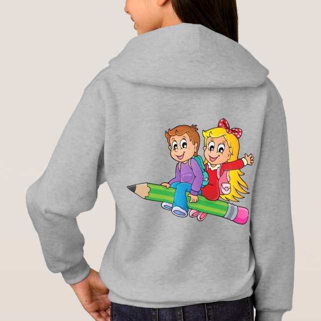 sweat - shirt à capuche enfant (Dos)