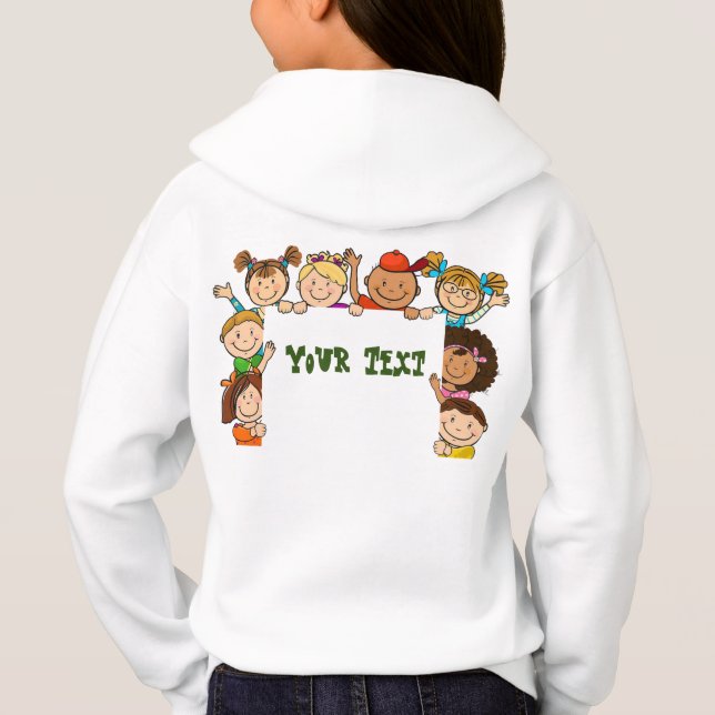 sweat - shirt à capuche enfant (Dos)