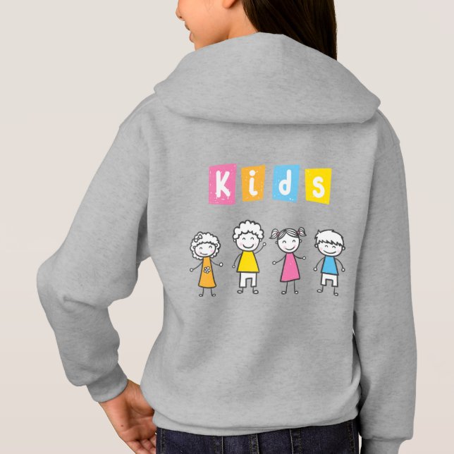 sweat - shirt à capuche enfant (Dos)