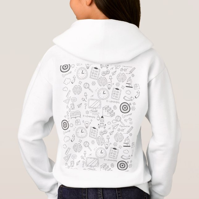 sweat - shirt à capuche enfant (Dos)
