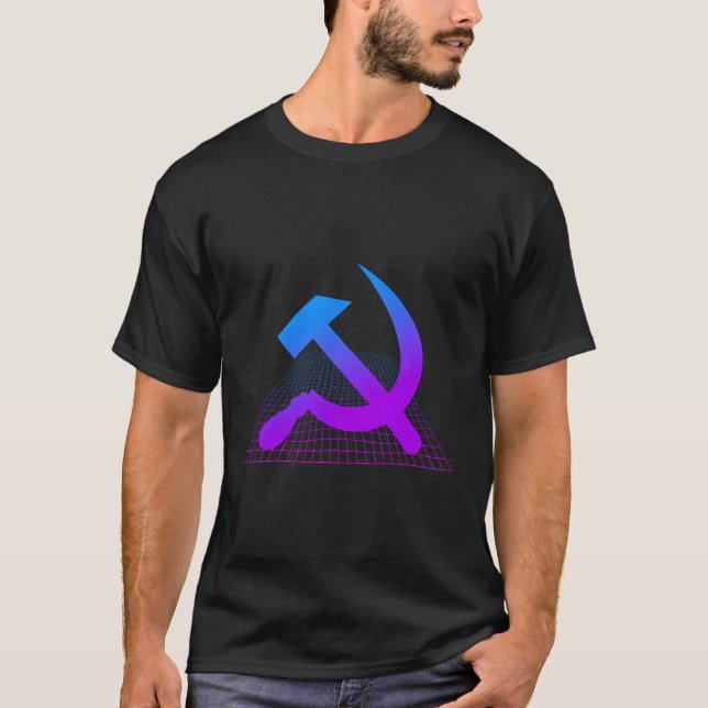 Sweat - shirt à capuche esthétique communiste mart (Devant)