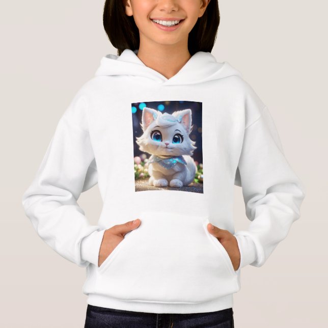 Sweat - shirt à capuche et Sweatshirts de fillette (Devant)