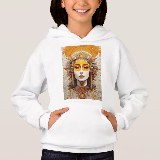 Sweat - shirt à capuche et Sweatshirts de fillette (Devant)