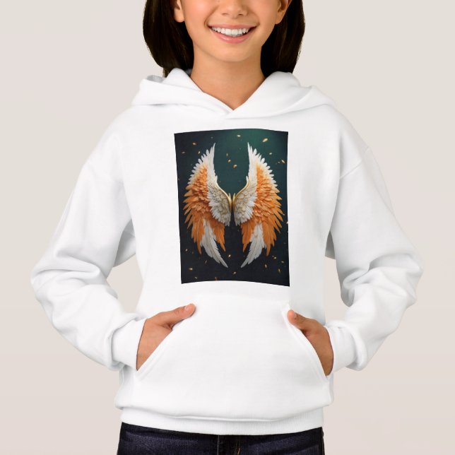 Sweat - shirt à capuche et Sweatshirts de fillette (Devant)